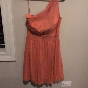 Off the Shoulder J. Crew Bridesmaid Dress